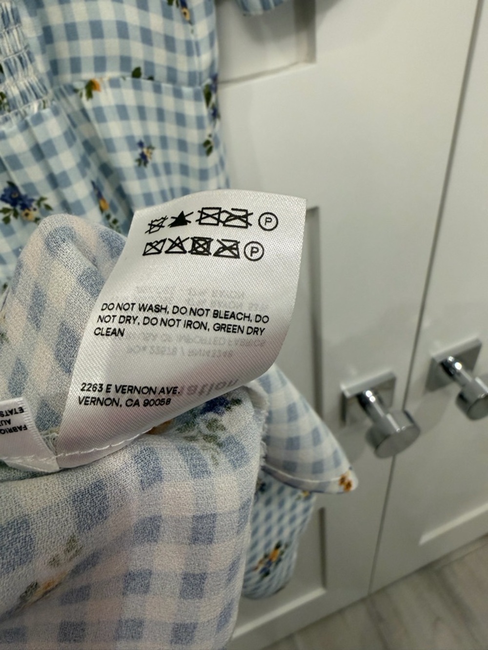 Reformation Dress | Blue Gingham | Kaley Dress - Picture 6 of 12